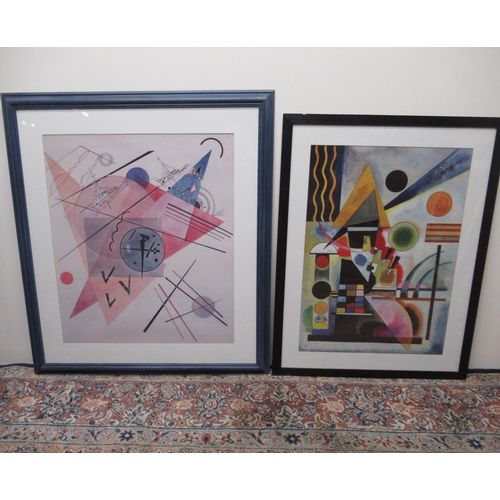 513 - Two modern Picasso and Milton Avery prints, and four similar modern prints, approx. 85cm x 55cm max ... 