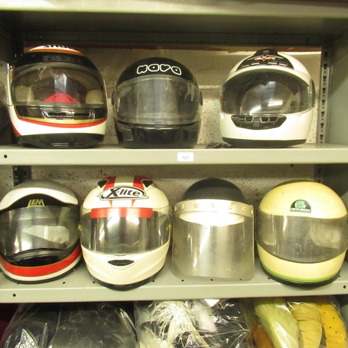 107 - Motorcycle helmets (7)