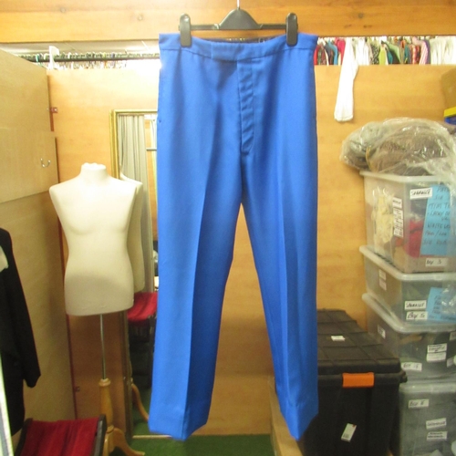142 - Men's blue trousers, various sizes (approx. 9 in 1 box)