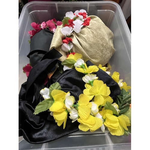 993 - Floral headdresses and hats, etc. (5 boxes)