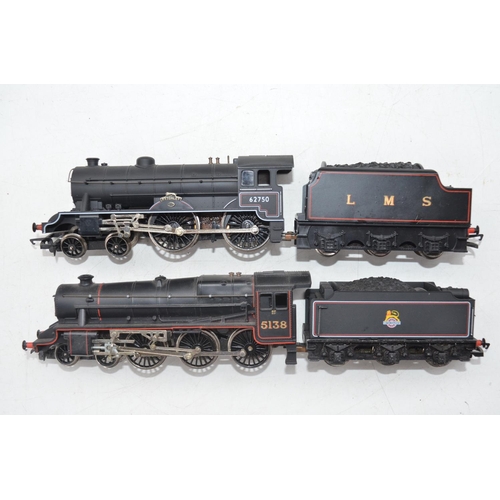 117 - Two  boxed Hornby OO gauge electric steam engine models to include R320 LMS Class 5 (good though dus... 