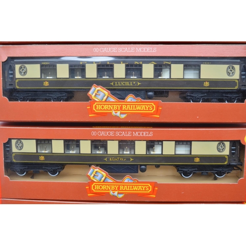 119 - Five boxed Hornby OO gauge R223 1st Class Pullman Coaches. Some coach names changed and new names re... 