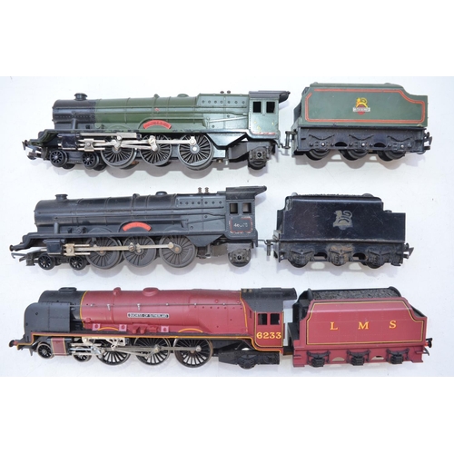 120 - Collection of 7 used OO gauge electric steam train models, various manufacturers (Wrenn, Tri-Ang, Ho... 