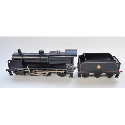 89 - Bassett-Lowke special limited release O gauge BR Lined Black N Class Moghul locomotive and tender (i... 