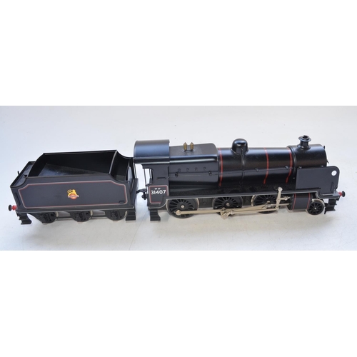 89 - Bassett-Lowke special limited release O gauge BR Lined Black N Class Moghul locomotive and tender (i... 