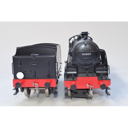 89 - Bassett-Lowke special limited release O gauge BR Lined Black N Class Moghul locomotive and tender (i... 