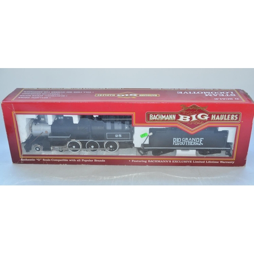 95 - Boxed Bachmann G gauge 4-6-0 Baldwin Rio Grande Southern with tender, sounds, smoke and lights in ex... 