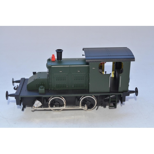 196 - Boxed Ixion O gauge Fowler 0-4-0 diesel shunter electric train model with complete set of photo-etch... 