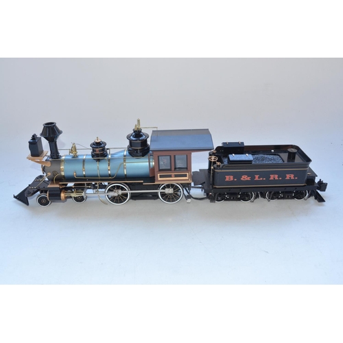 198 - Bachmann Spectrum Master Railroader G gauge 4-4-0 Centennial Baltimore & Lehigh electric locomotive ... 