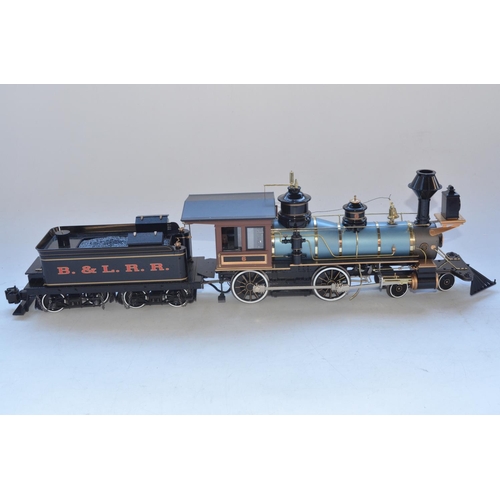 198 - Bachmann Spectrum Master Railroader G gauge 4-4-0 Centennial Baltimore & Lehigh electric locomotive ... 