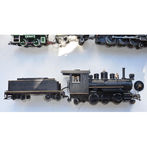 207 - Collection of G gauge electric train models from Bachmann, LGB and Lionel, all damaged/repainted. A/... 