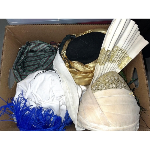 1085 - Aladdin - large quantity of Asian and Middle Eastern style hats, turbans etc.