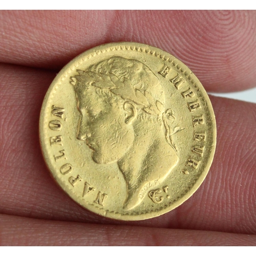 914 - France Napoleon I 1811 gold 20 Francs, 6.4g