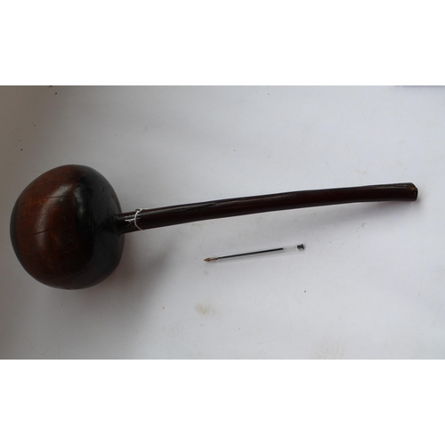 861 - Extremely large knobkerrie approx. L57cm, W3.2kg