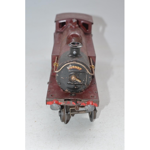 229 - Vintage Hornby Meccano O gauge 4-4-4 No2 clockwork tank engine in original LMS livery