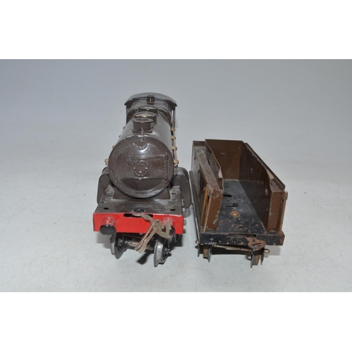 232 - Hornby O gauge clockwork No3C Nord 4-4-2  31801 with tender, no key