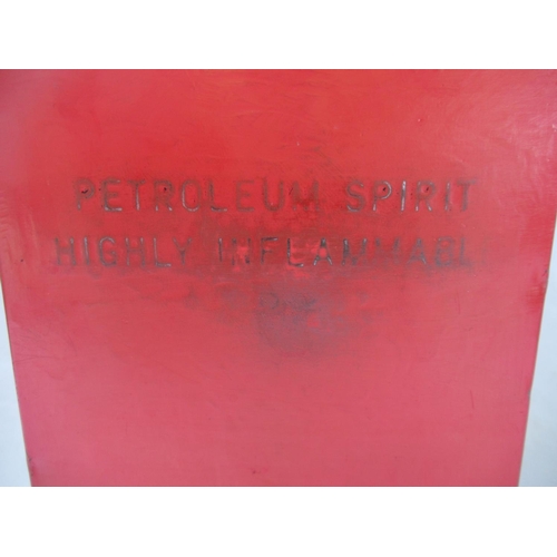 513 - Vintage red painted GPO fuel can, H30cm