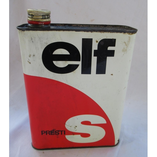 518 - Elf Presti S 2 litre oil can