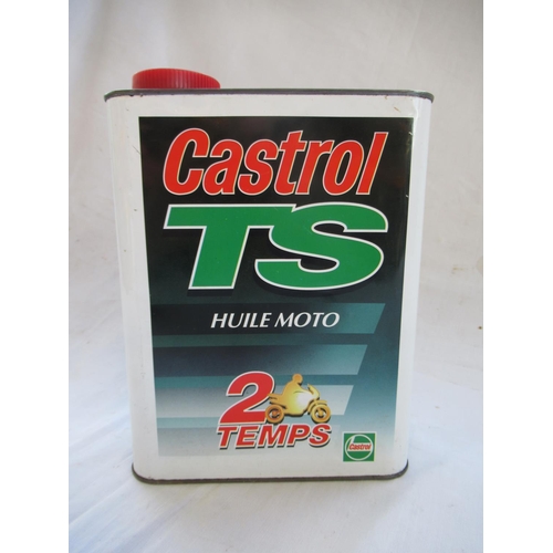 521 - Castrol TS 2 Temps 2 litre oil can