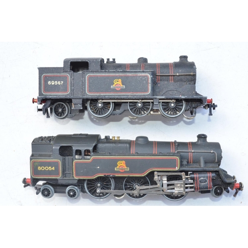 333 - Two Hornby Dublo British Rail electric train sets, EDP14 2-6-4 tank engine passenger train with 3 co... 