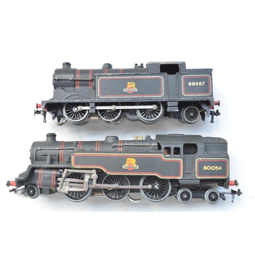 333 - Two Hornby Dublo British Rail electric train sets, EDP14 2-6-4 tank engine passenger train with 3 co... 