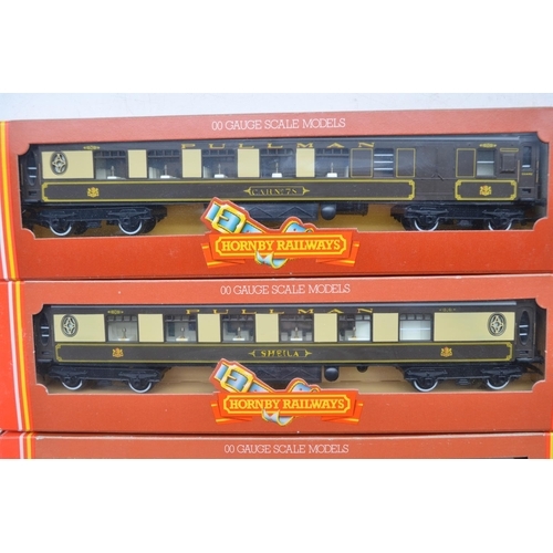 119 - Five boxed Hornby OO gauge R223 1st Class Pullman Coaches. Some coach names changed and new names re... 