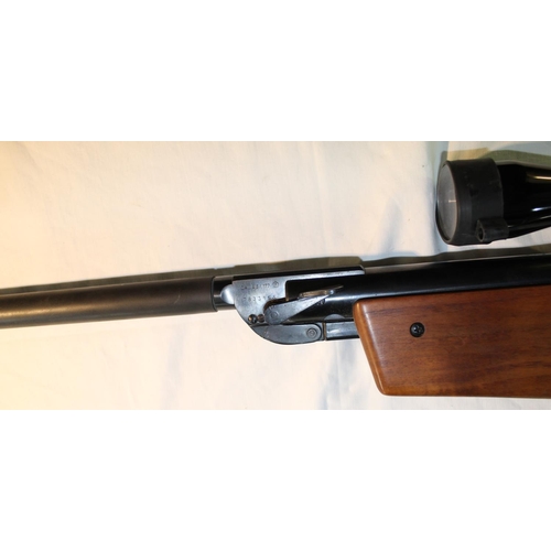 1345 - Deutsche Bundespatent Ausland patente break barrel .177 target air rifle with Nikko Stirling scope 3... 