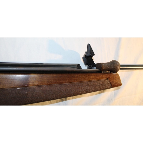 1346 - Walther LGR .177 side lever target air rifle with target sights and sound moderator, barrel L50cm