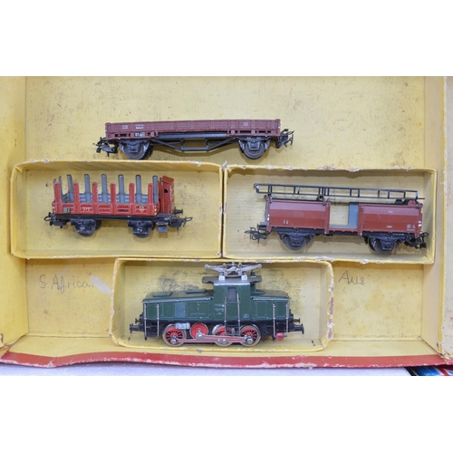 344 - Collection of Marklin OO gauge 3 rail electric locos including boxed set 3183 (contents may not be f... 