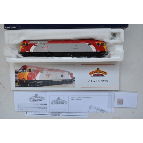 360 - Bachmann Branch-Line OO gauge Virgin Trains DCC ready Delner Coupler Class 57/3 Diesel locomotive 57... 