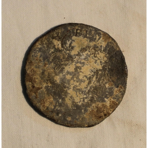 885 - Oliver Cromwell Commonwealth coin dated 1656