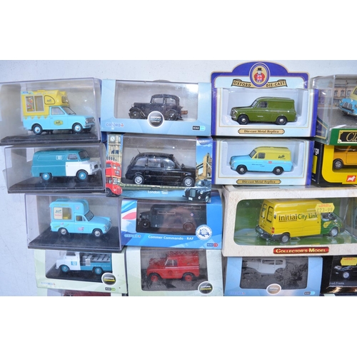 451 - Collection of 1/43 scale boxed diecast model vehicles from Corgi, Oxford Diecast, Lledo Vanguards, M... 