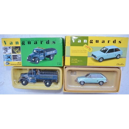 451 - Collection of 1/43 scale boxed diecast model vehicles from Corgi, Oxford Diecast, Lledo Vanguards, M... 