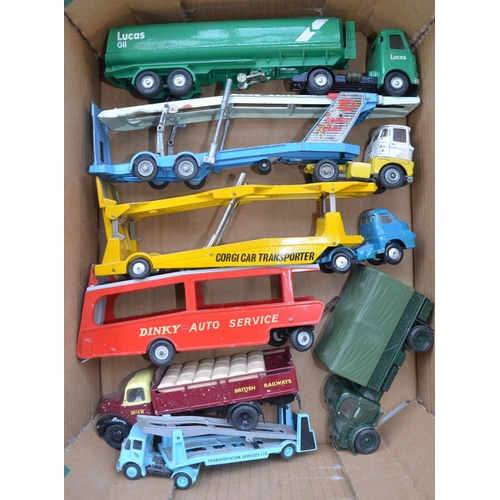 453 - Collection of diecast commercial vehicle models, various manufacturers to include Dinky, Corgi, Joal... 