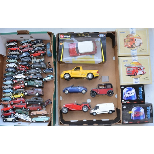 455 - Collection of diecast models, mostly unboxed, various manufacturers and scales to include a 1/18 sca... 