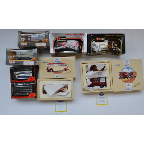 456 - Collection of diecast vehicles to include Corgi Limited edition 1/50 scale LMS set (81574) 3009/5000... 