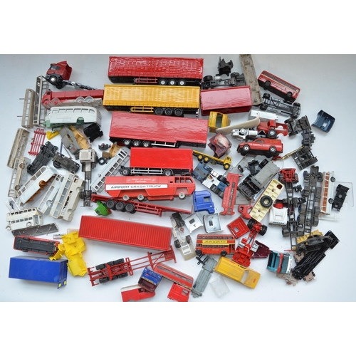 458 - Extensive collection of diecast vehicle spare parts, various scales and manufacturers, all A/F, qty,... 