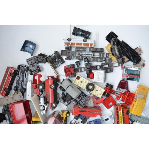 458 - Extensive collection of diecast vehicle spare parts, various scales and manufacturers, all A/F, qty,... 