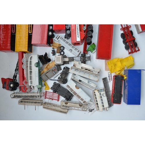 458 - Extensive collection of diecast vehicle spare parts, various scales and manufacturers, all A/F, qty,... 