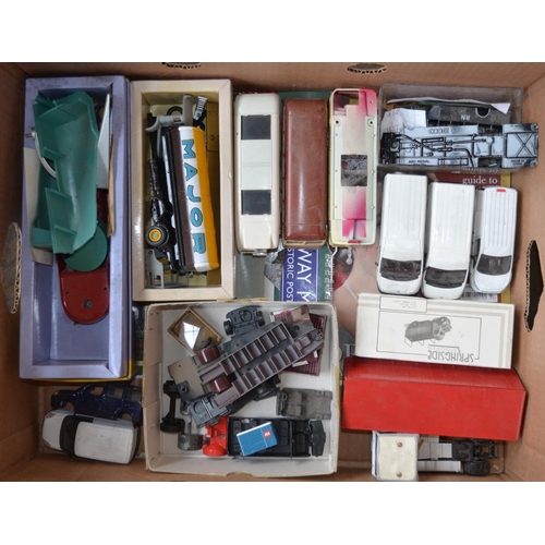 458 - Extensive collection of diecast vehicle spare parts, various scales and manufacturers, all A/F, qty,... 