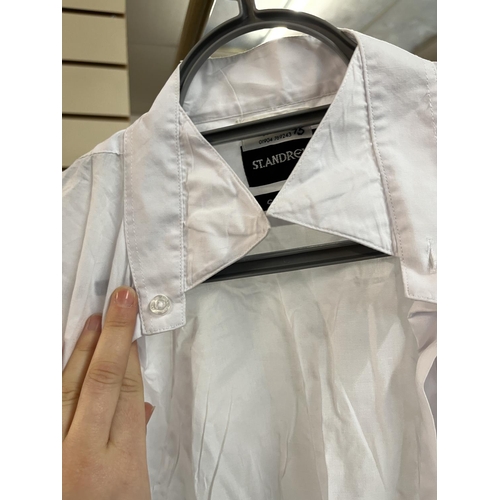 1142 - Quantity of white winged collar shirts (1 box)