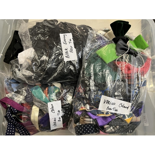 1148 - Large quantity of bow ties, various colours (1 box)