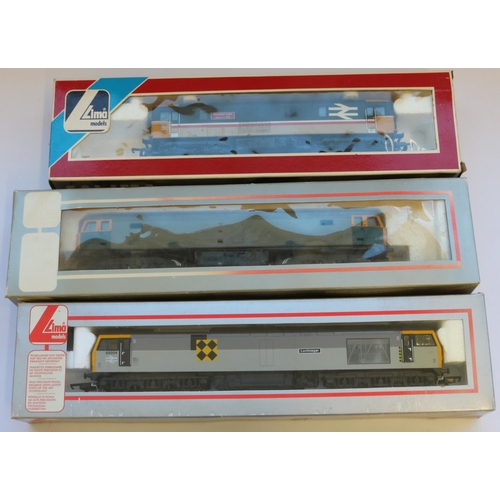 383 - Lima OO gauge class 73 Stewart Lane 1860 - 1985 no.205191, Hornby OO gauge class 47 (partly refinish... 