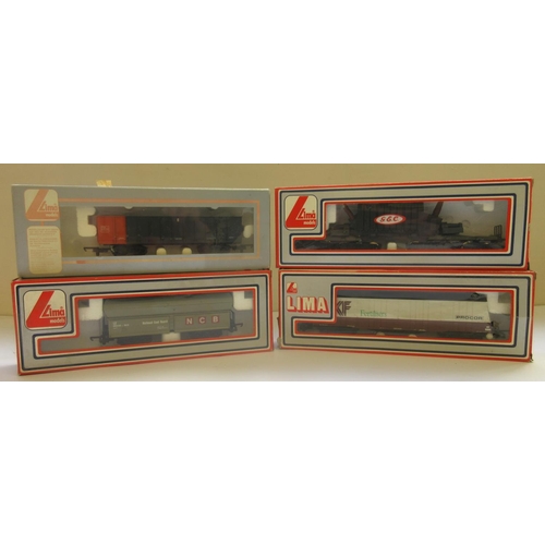 483 - Lima OO gauge NCB twin bogey hopper wagon no. 302892W, Procor KF Fertilizers twin bogey wagon no. 30... 