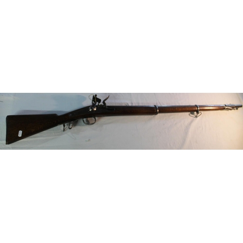 1356 - WITHDRAWN  - Unnamed flintlock musket with ramrod and sling loops