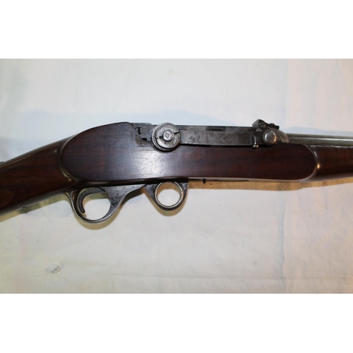 1359 - Rare Kammerlaeer under hammer percussion musket, barrel L66cm overall L118cm