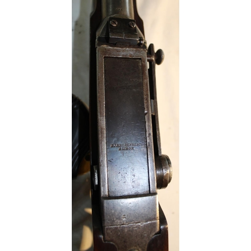 1359 - Rare Kammerlaeer under hammer percussion musket, barrel L66cm overall L118cm