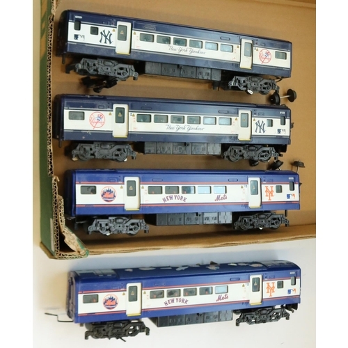 269 - Lionel O gauge subway power car and 4 unpowered subway cars (5)