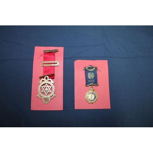 879 - Masonic Royal Arch chapter jewel medal, Grand Lodge of the Water Buffalos medal (2)