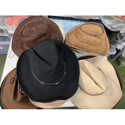 31 - Cowboy hats, mixed colours
